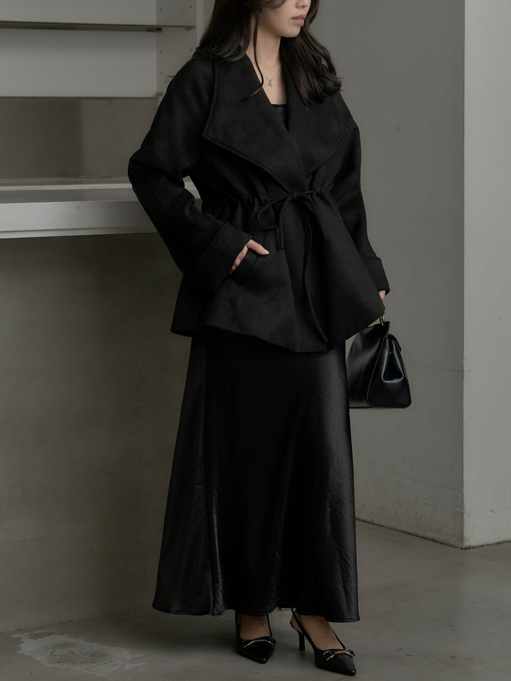 BIGカラースウェードジャケット