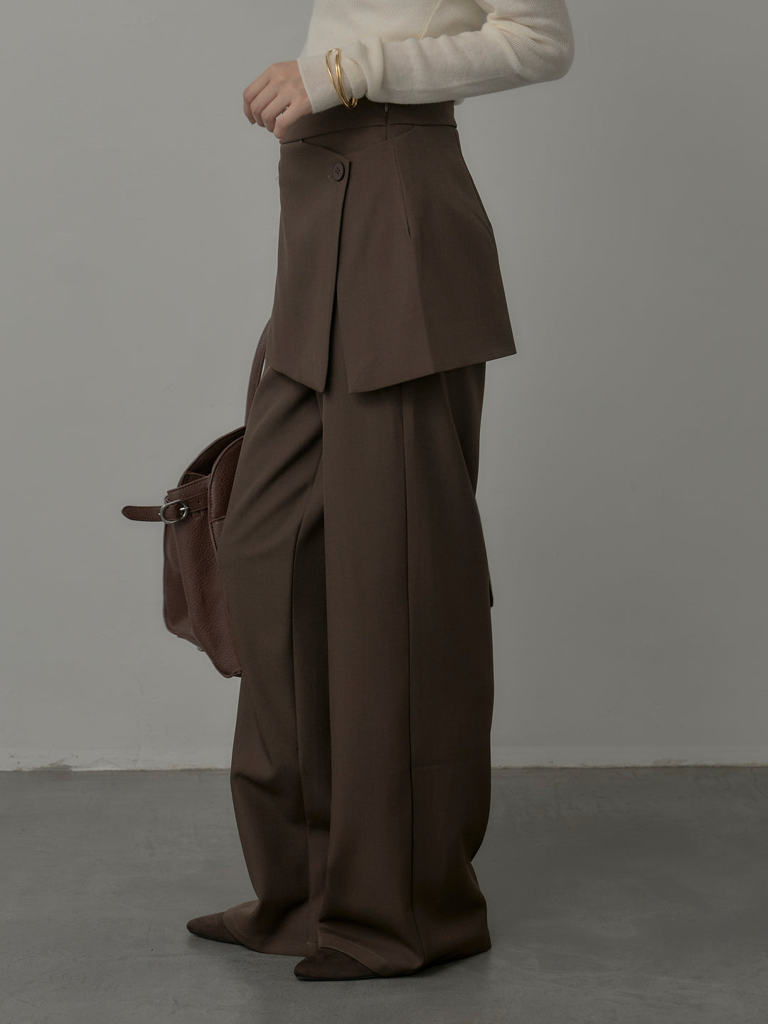 [予約]ラップワイドパンツ