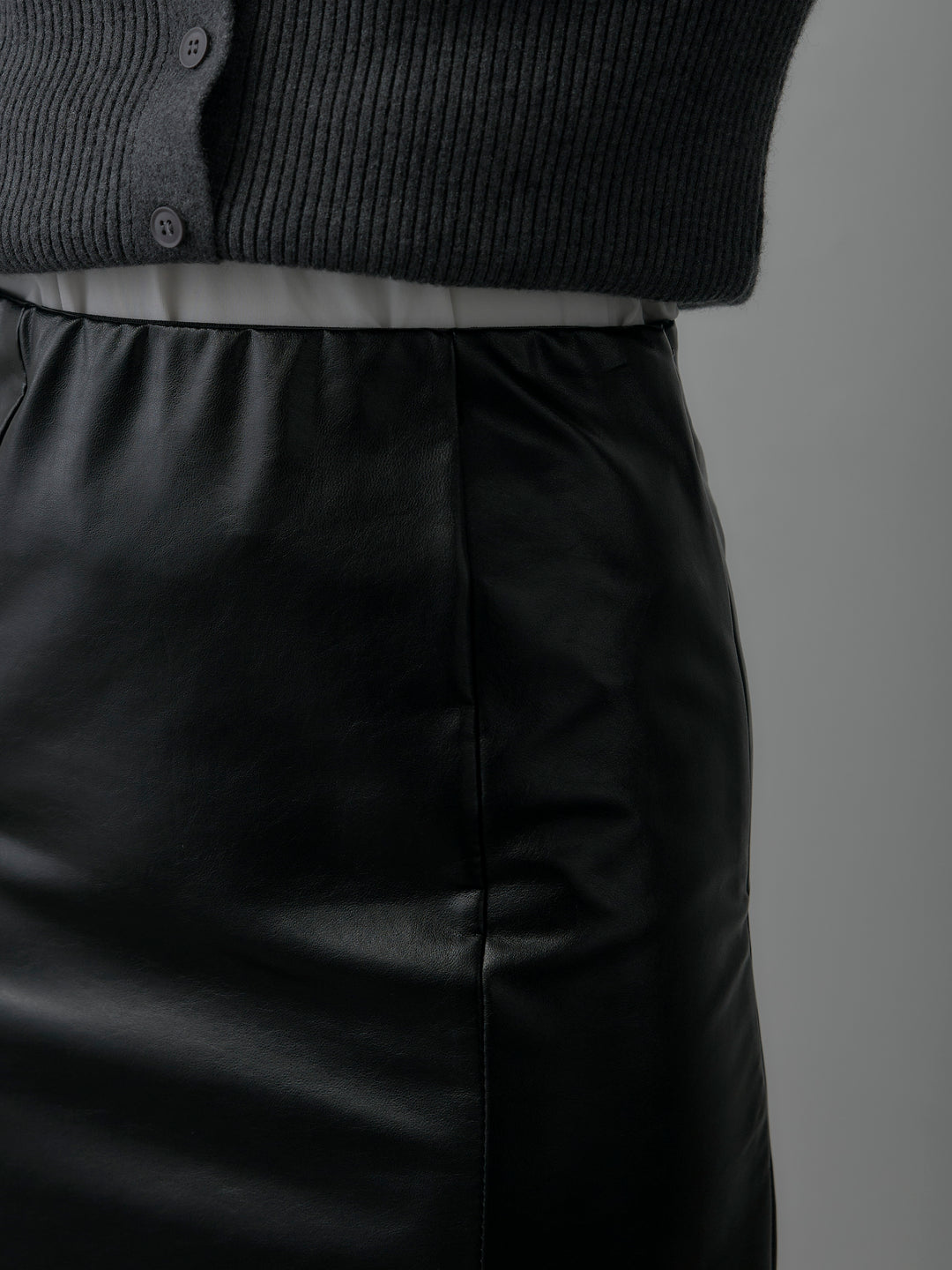 レザーマーメイドスカート