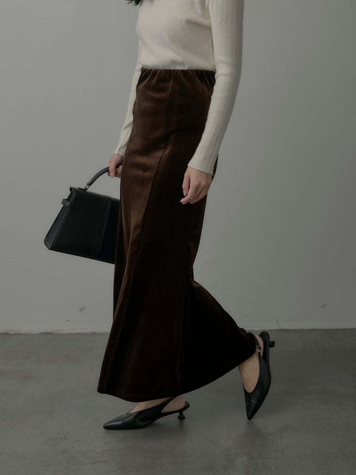 ベロアマーメイドスカート