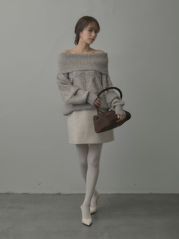 ブークレ台形ミニスカート