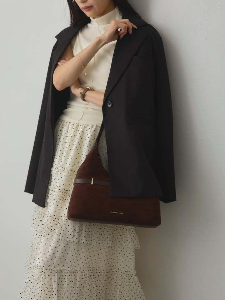 [予約]ドットチュールティアードスカート