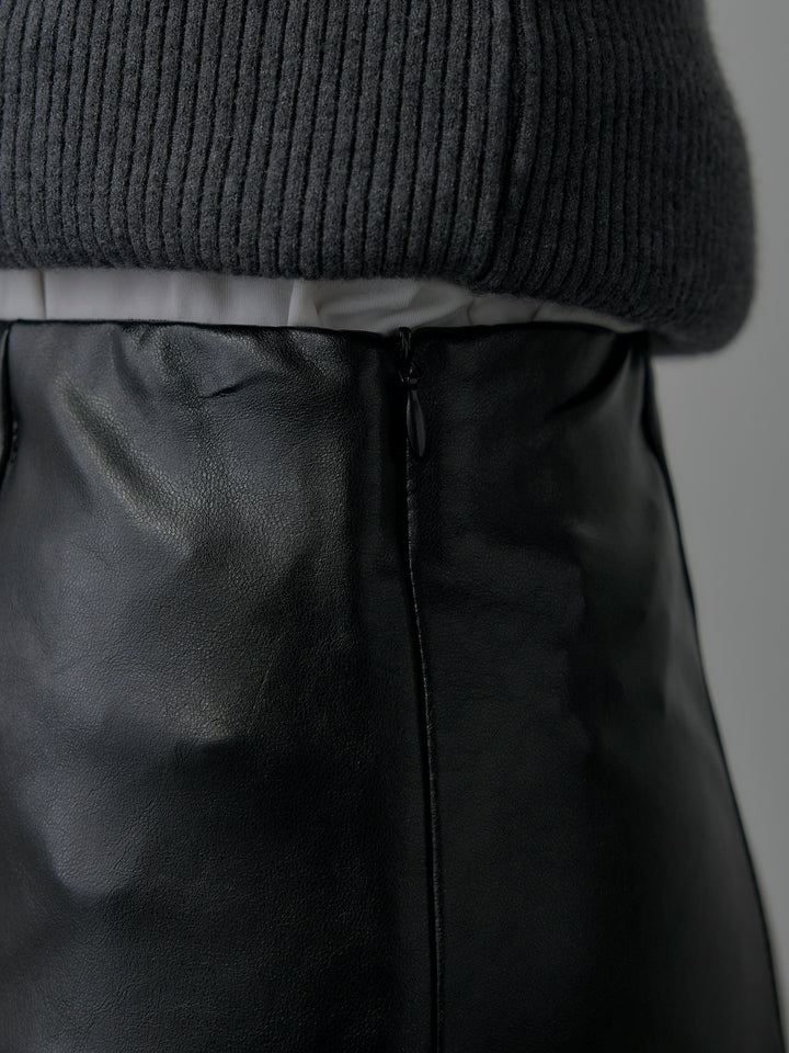 レザーマーメイドスカート