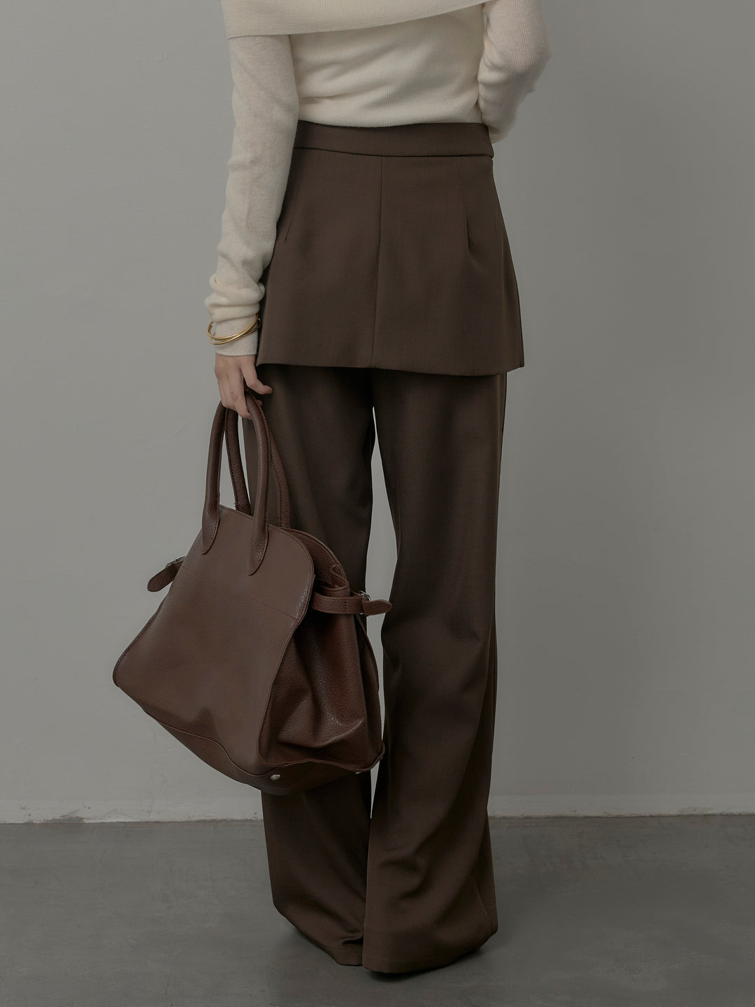 [予約]ラップワイドパンツ