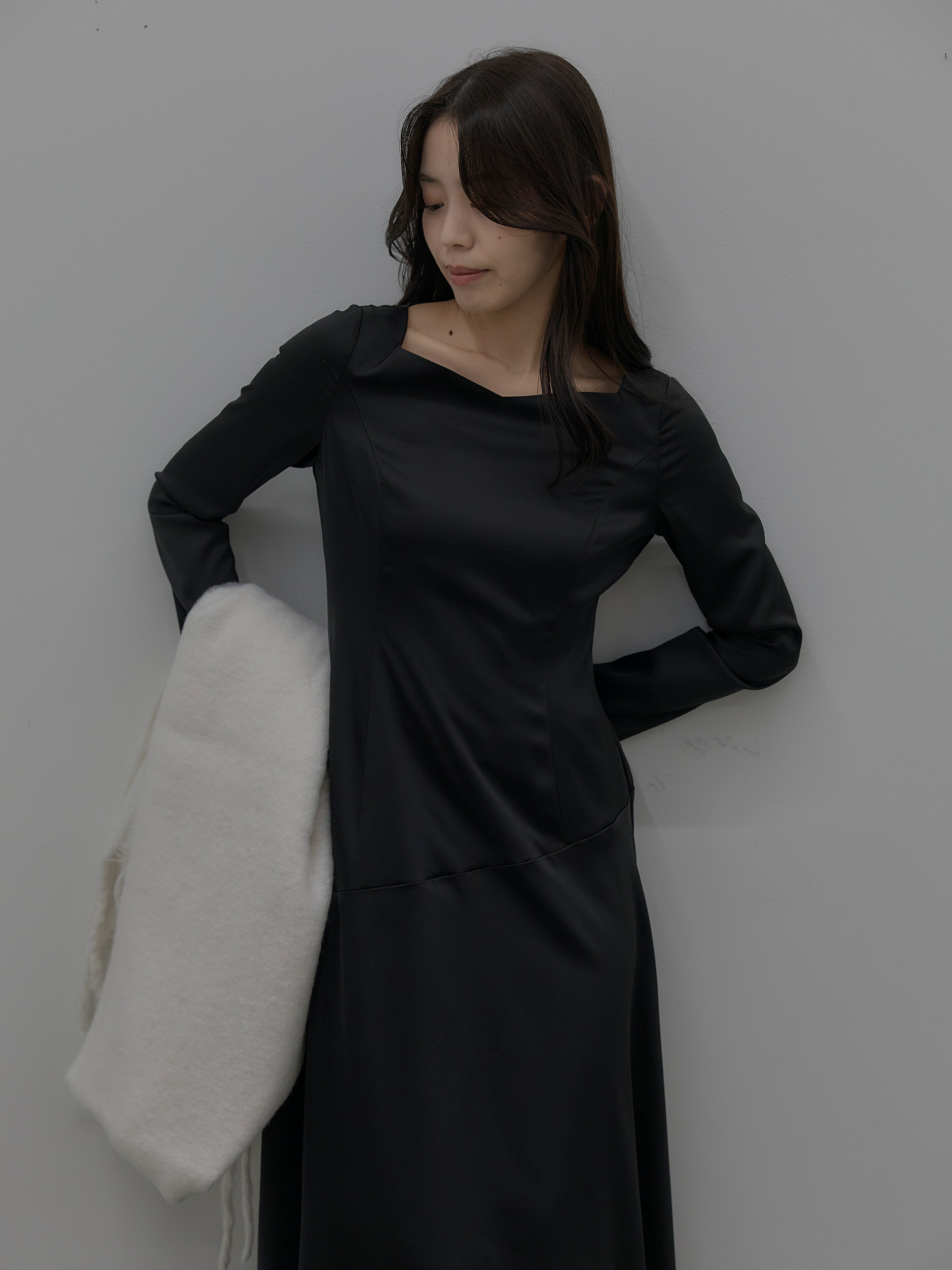 LEONARD ロングワンピース 黒 レディースワンピース｜全商品｜レオナール 公式オンラインショップ