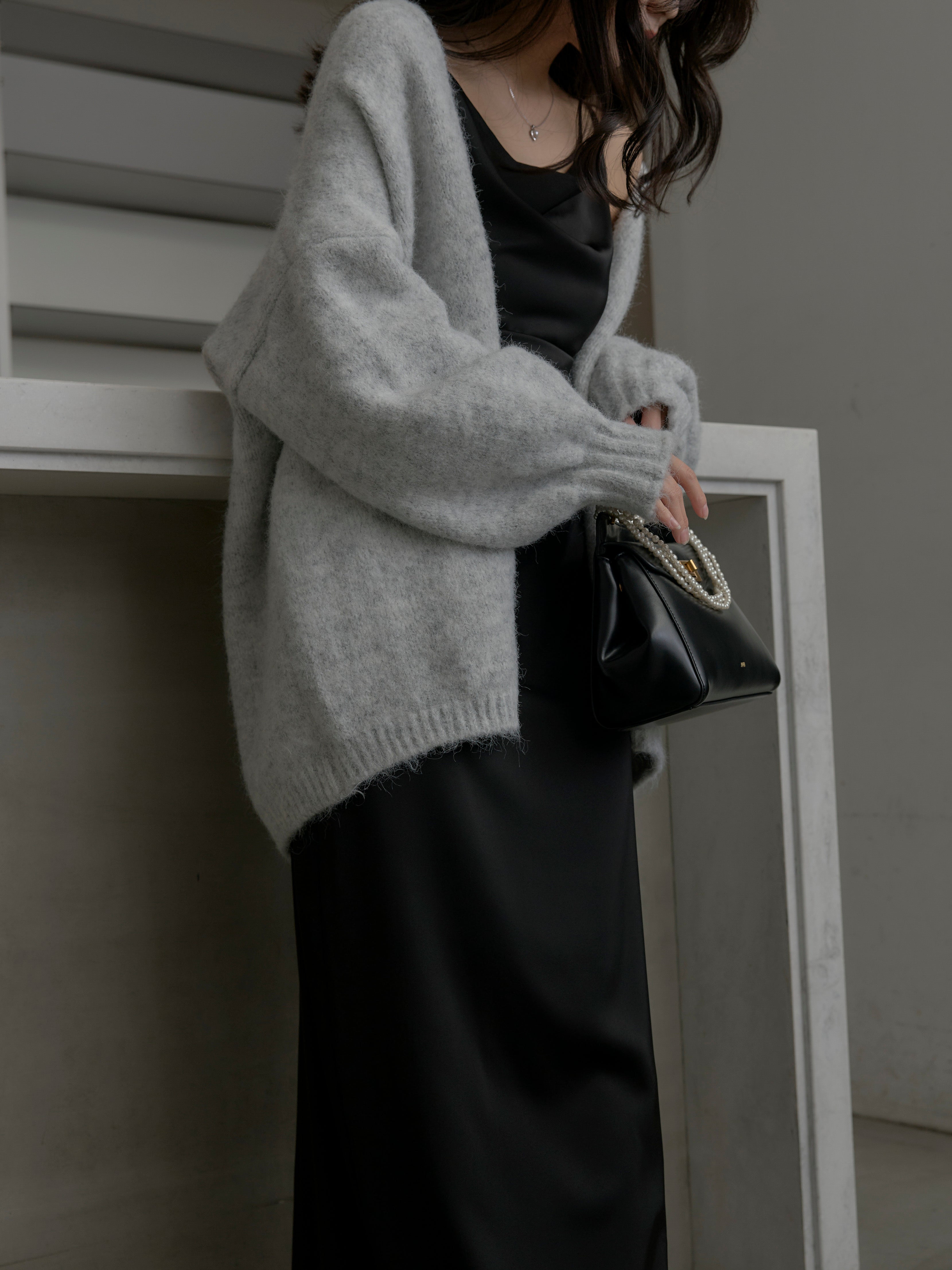 モヘアライクオーバーニットカーディガン – nairo