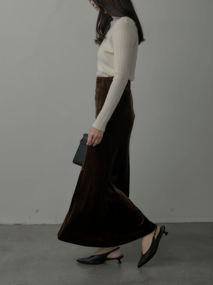 ベロアマーメイドスカート