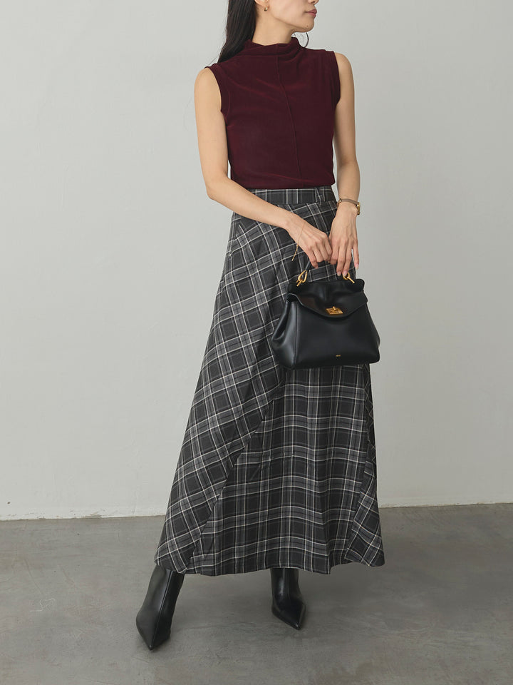 [予約]クラシカルチェックパネルスカート