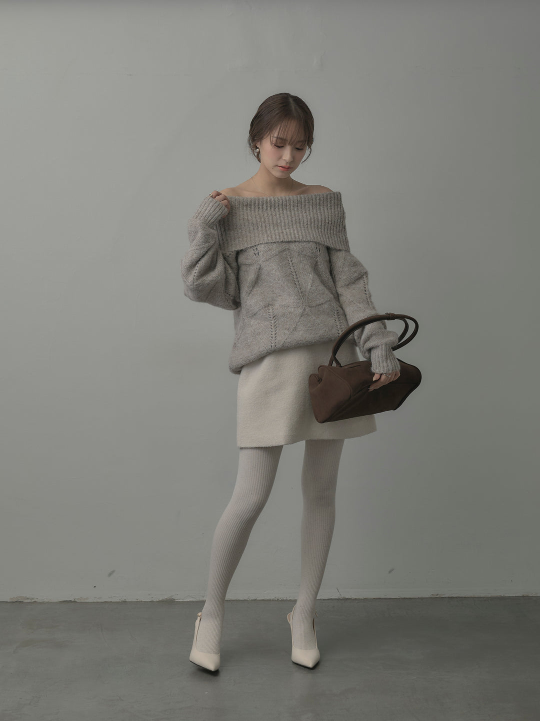 ブークレ台形ミニスカート