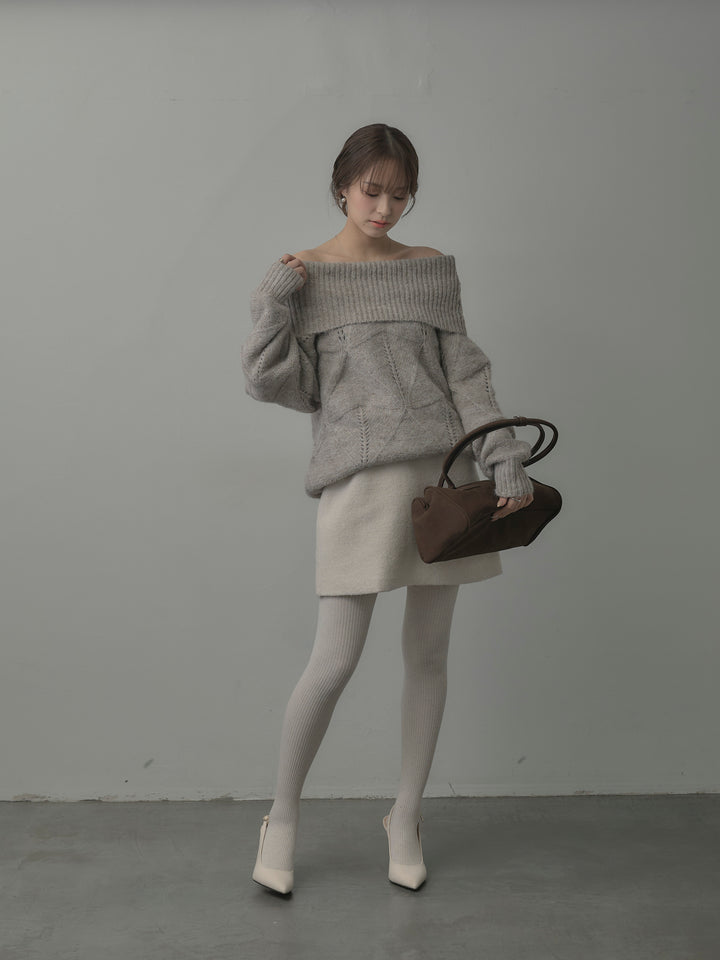 ブークレ台形ミニスカート