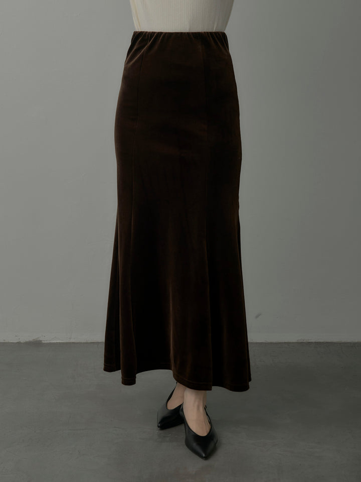 ベロアマーメイドスカート