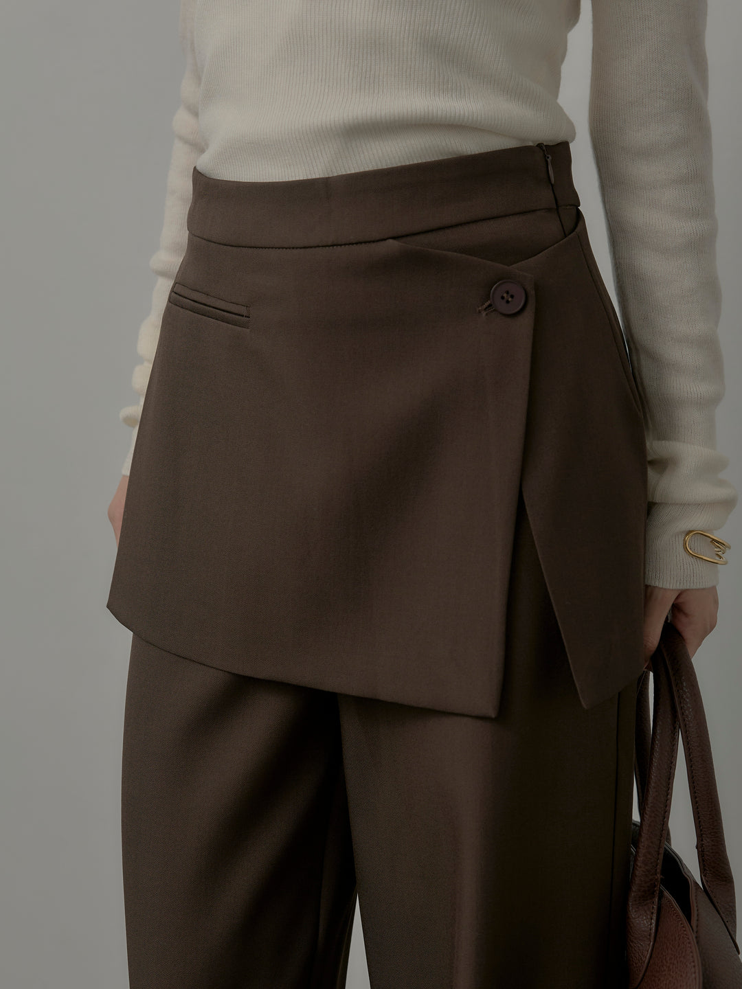 [予約]ラップワイドパンツ