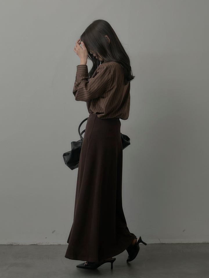 リラクシーフレアロングスカート