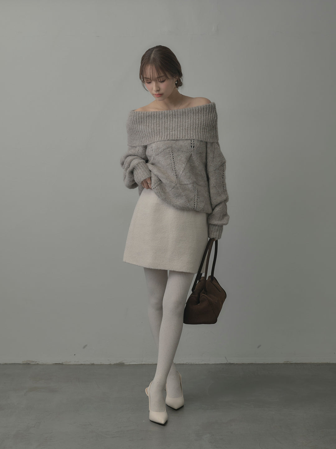 ブークレ台形ミニスカート