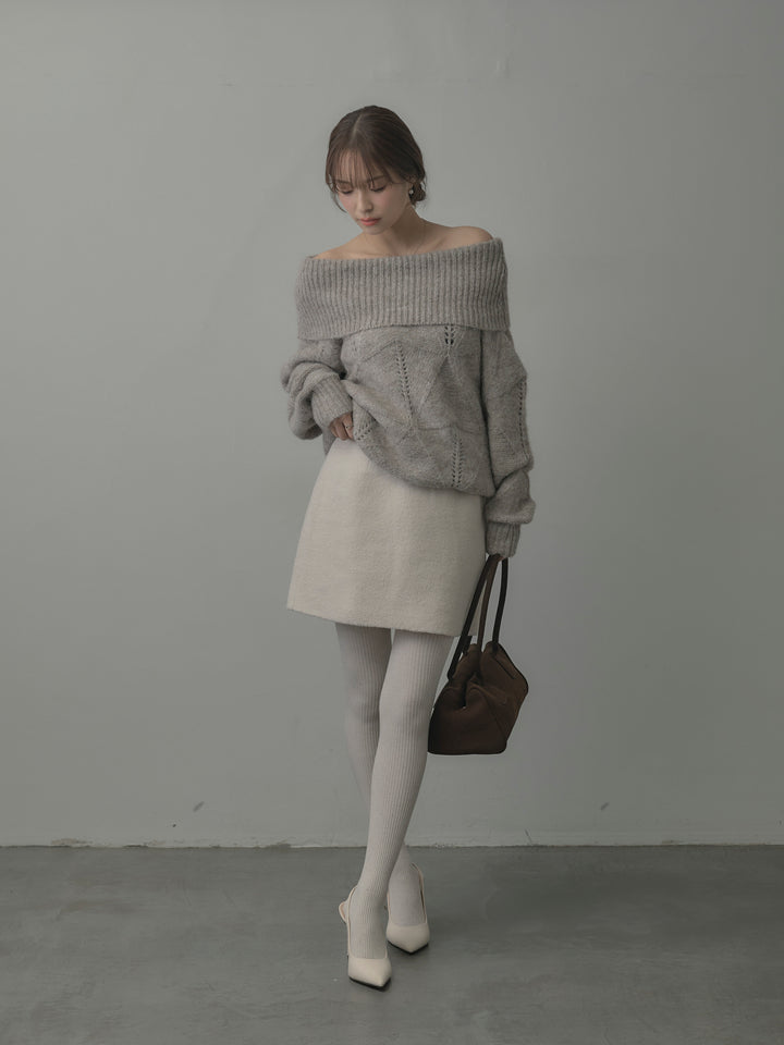 ブークレ台形ミニスカート