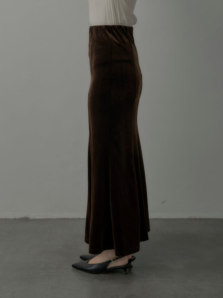 ベロアマーメイドスカート