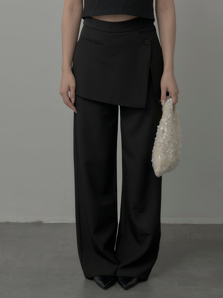 [予約]ラップワイドパンツ