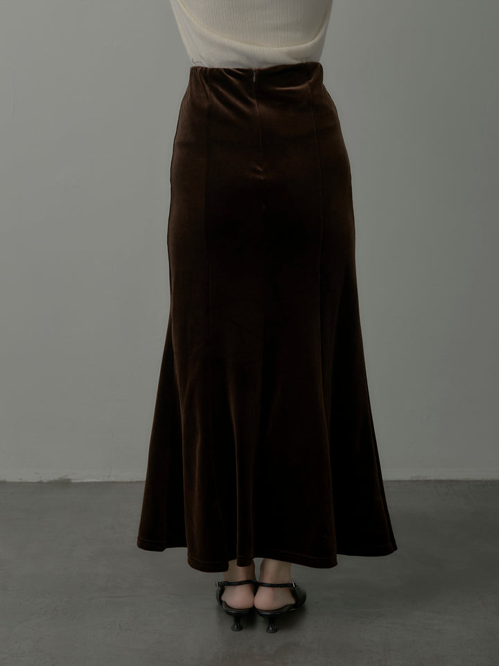 ベロアマーメイドスカート
