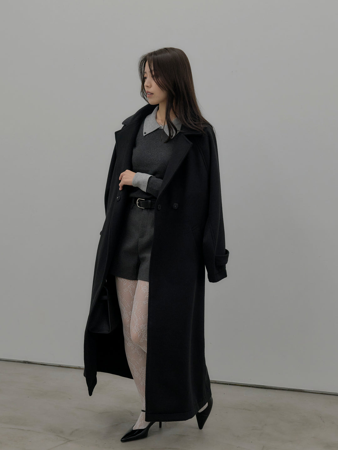 ウールタッチミニショートパンツ