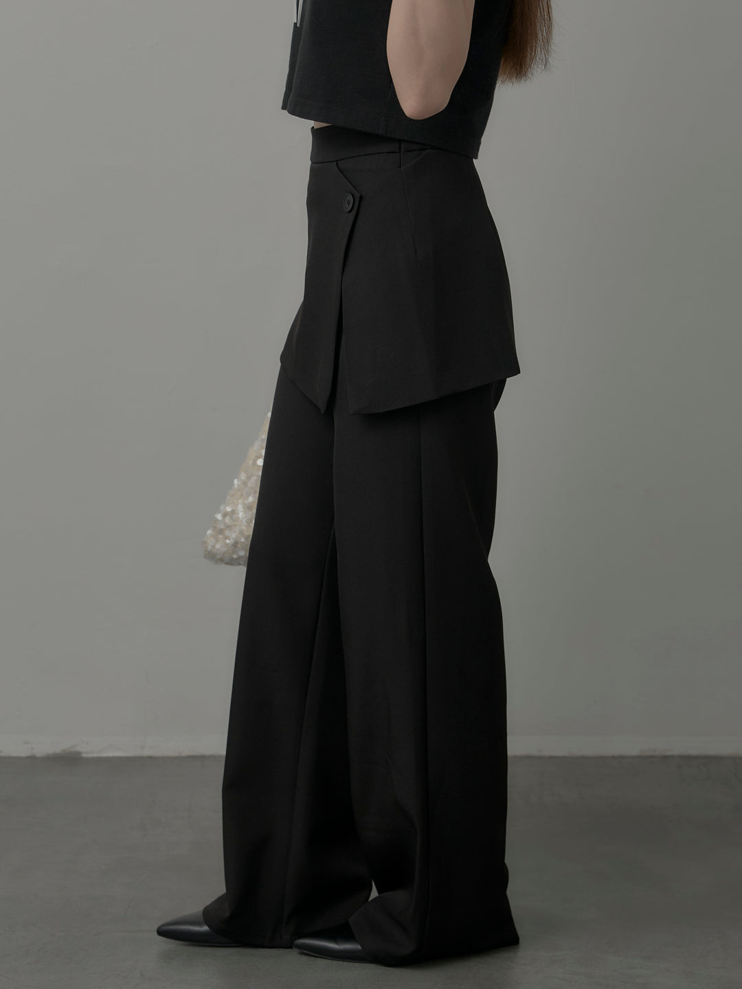 [予約]ラップワイドパンツ