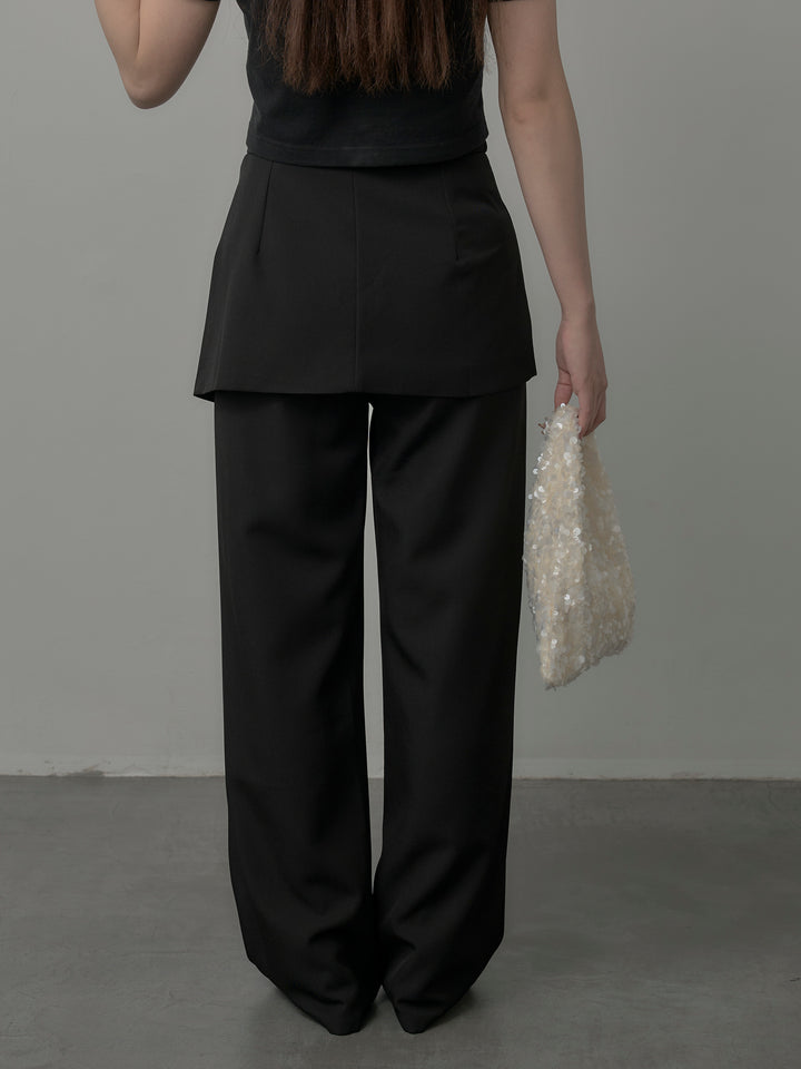 [予約]ラップワイドパンツ