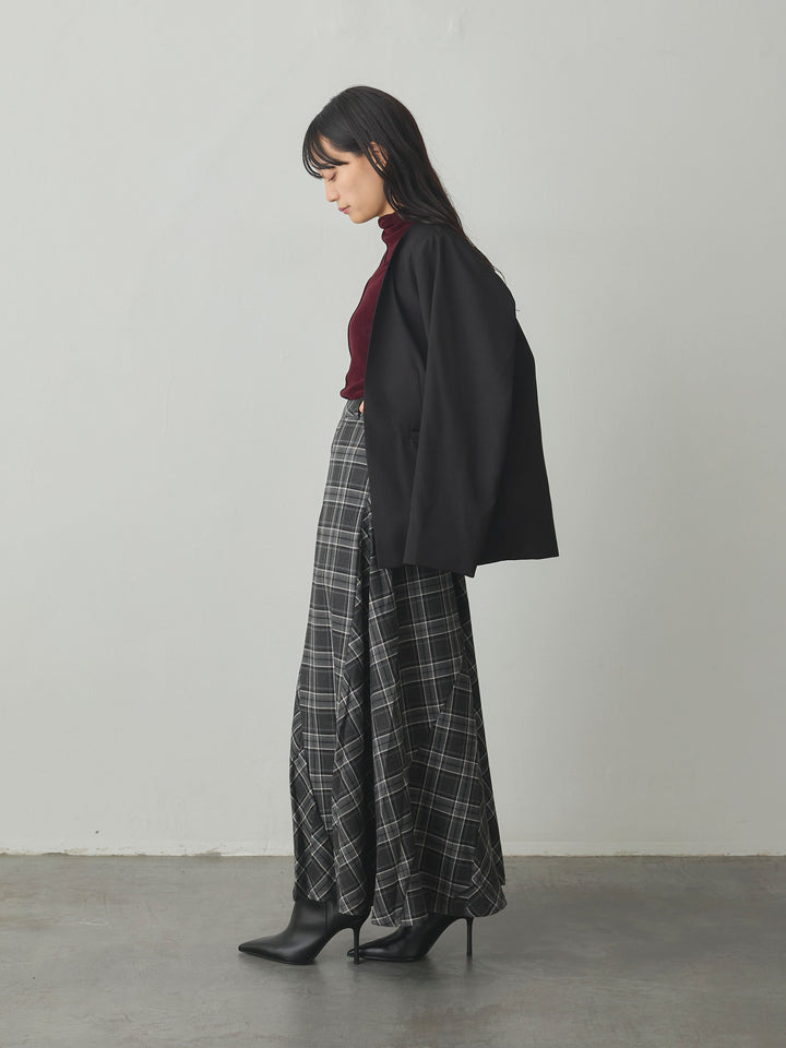 [予約]クラシカルチェックパネルスカート