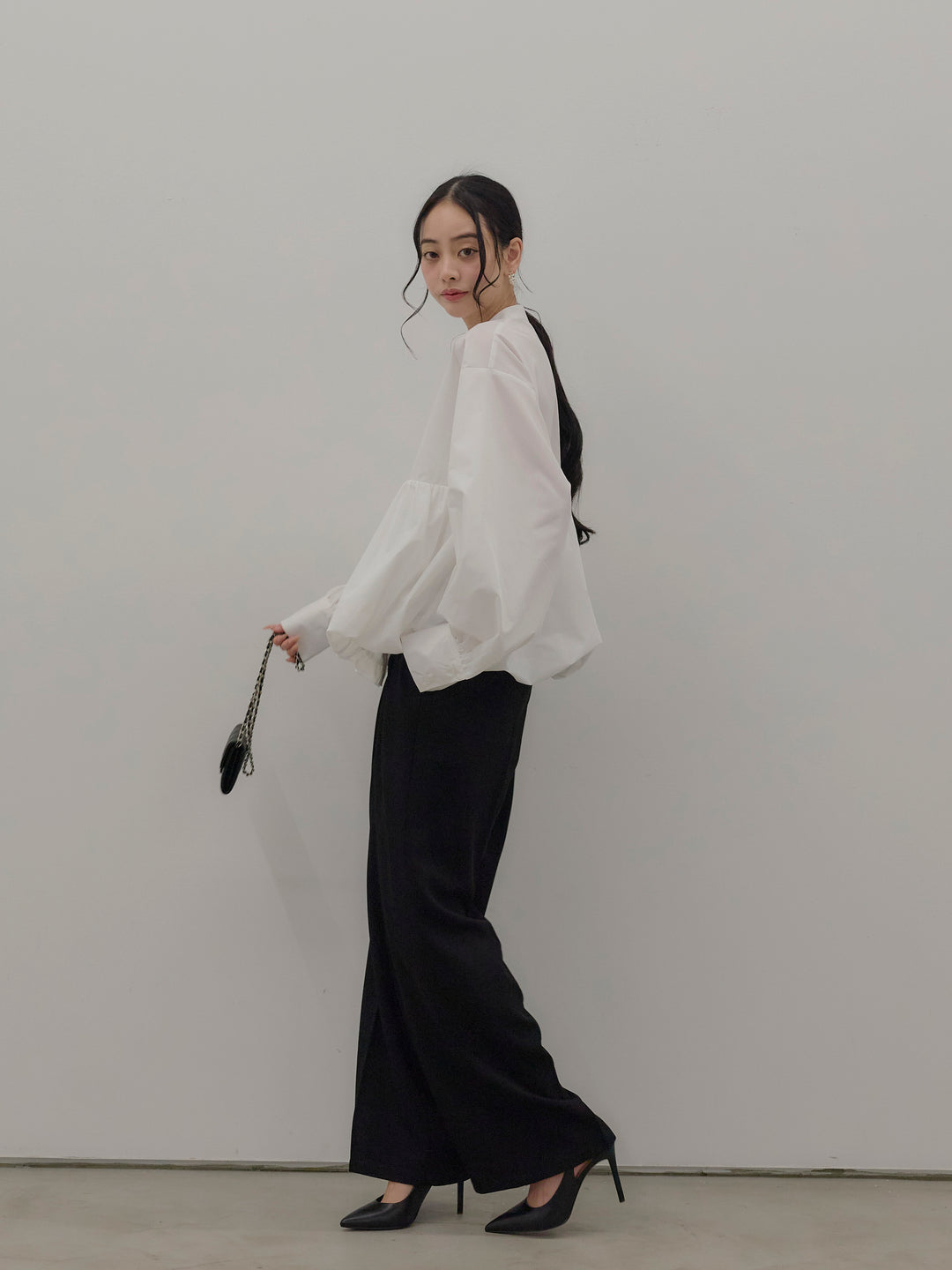 ブロードバルーンシャツ