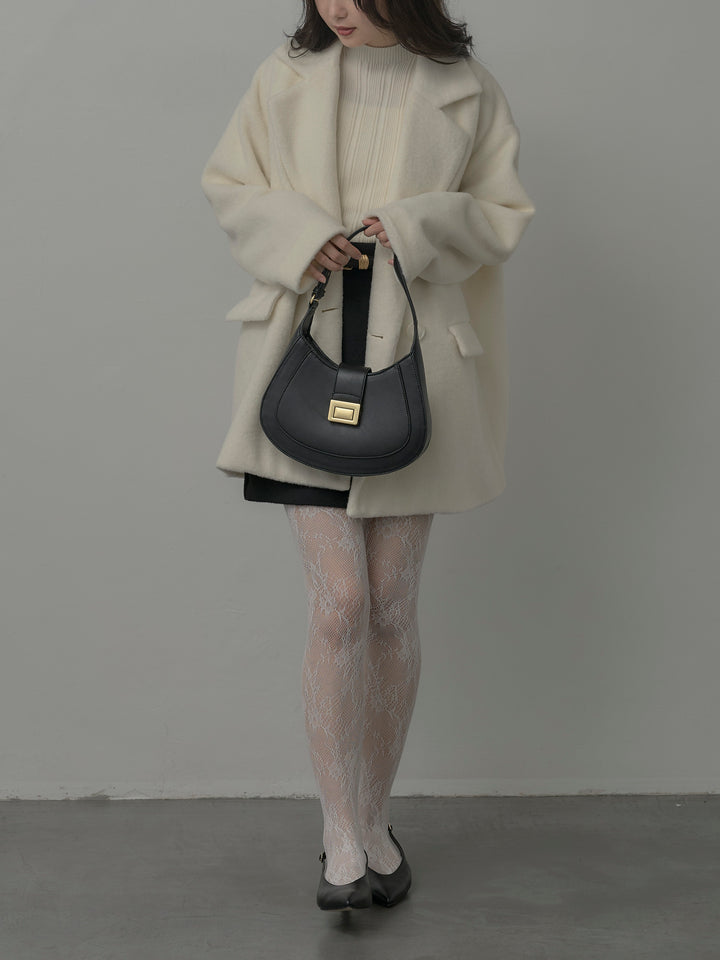 [予約]プチハイネックリブニットタンク