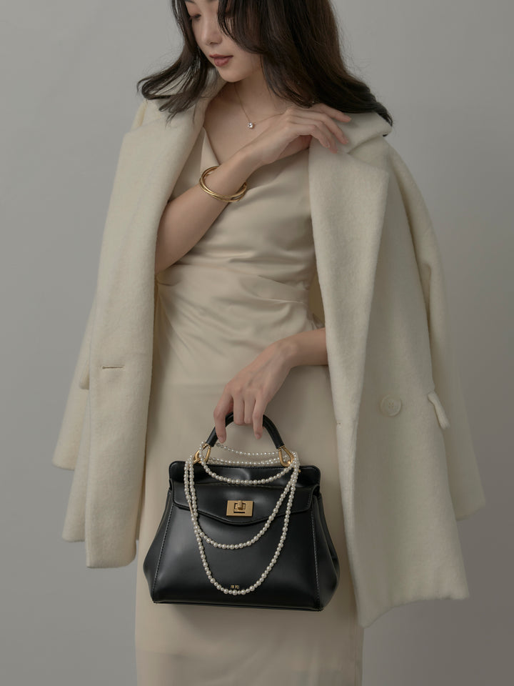 【SET】【Essential】オーバーサイズジャケットコート+【Essential】サテンドレープキャミワンピ(2set)