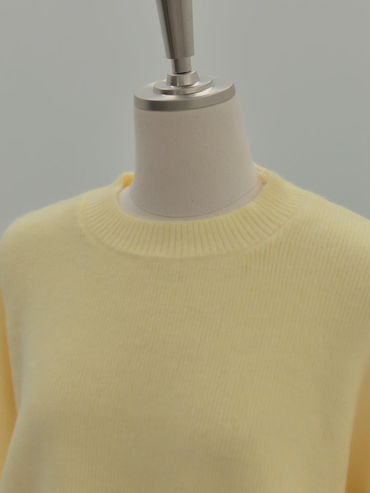 オーバーサイズニットプルオーバー