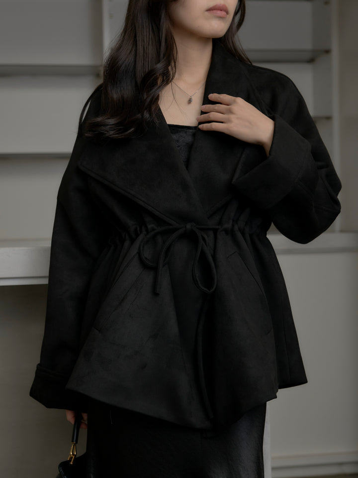 BIGカラースウェードジャケット