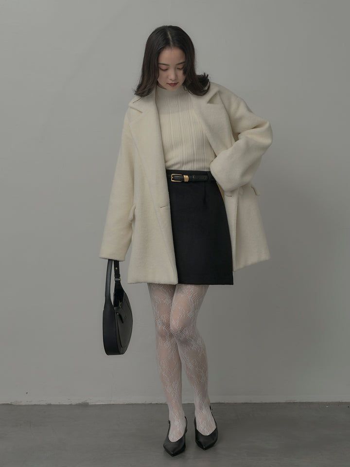 [予約]プチハイネックリブニットタンク