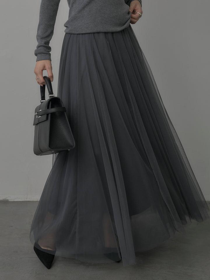 [予約]ボリュームチュールスカート【M】