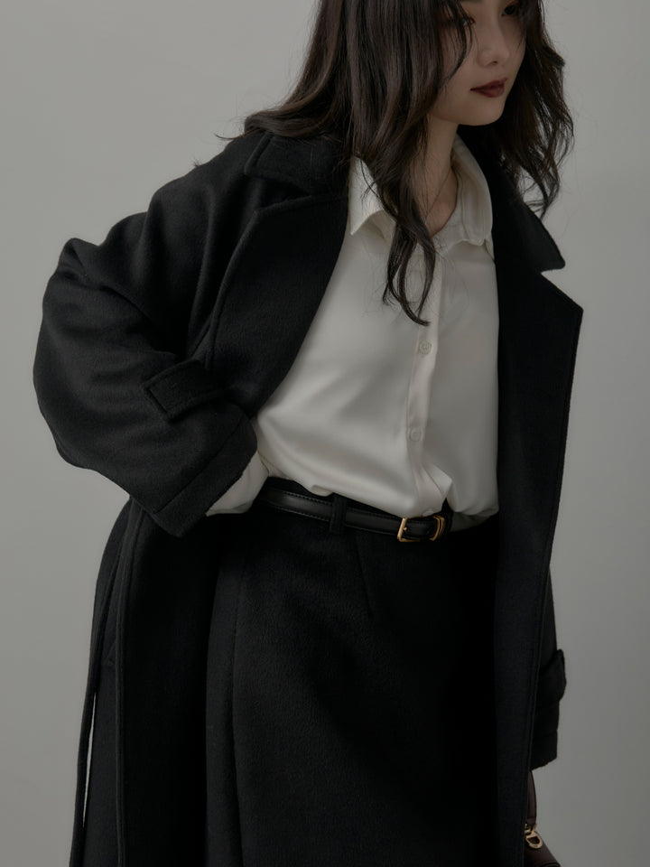 【Essential】ウールタッチミニスカート