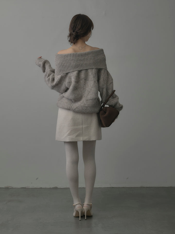 ブークレ台形ミニスカート