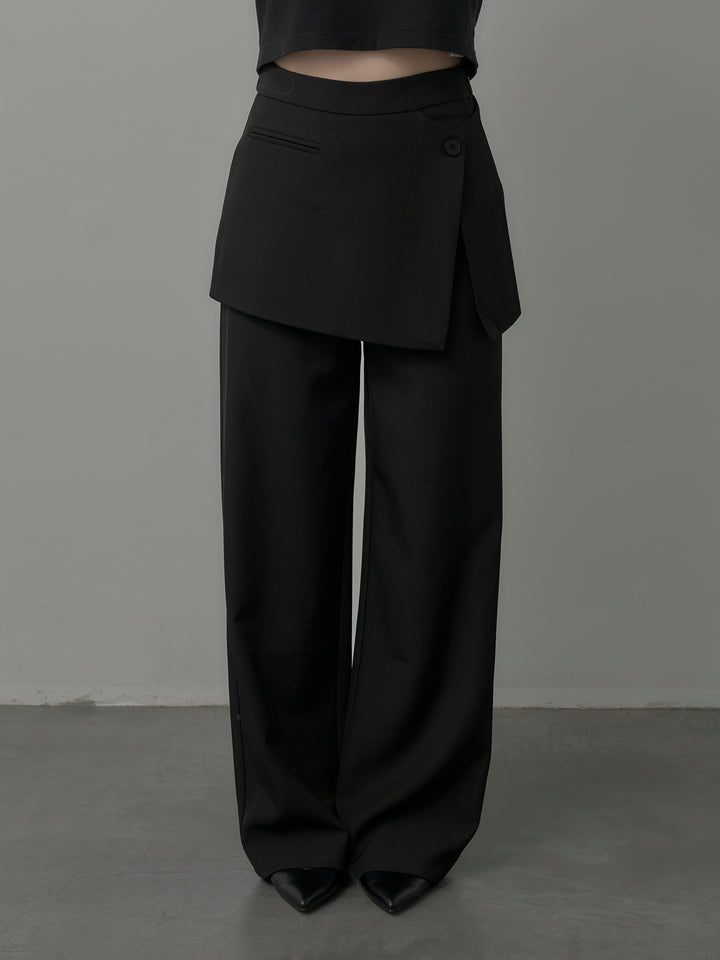 [予約]ラップワイドパンツ