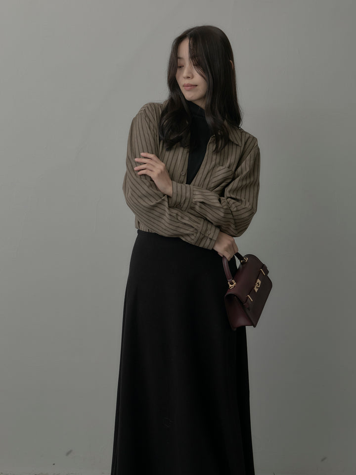 リラクシーフレアロングスカート