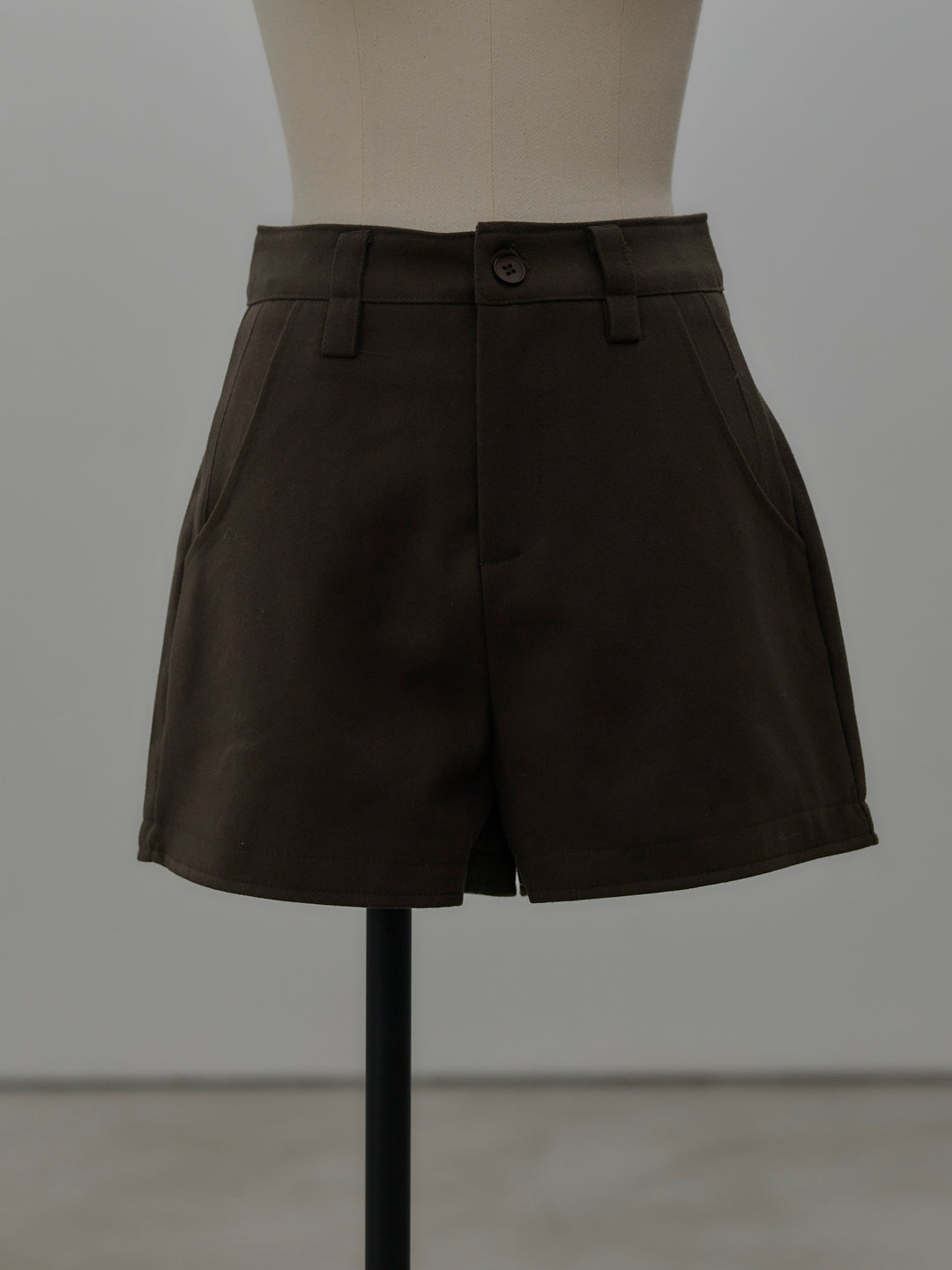 ウールタッチミニショートパンツ