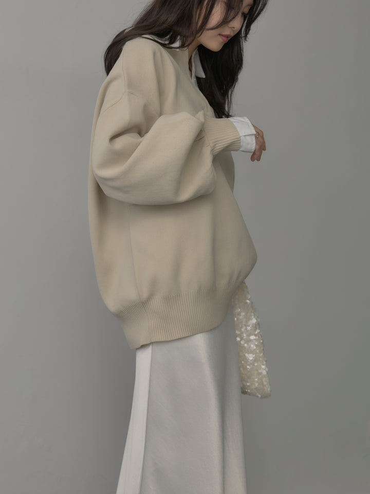 [予約]襟付きポロトップス