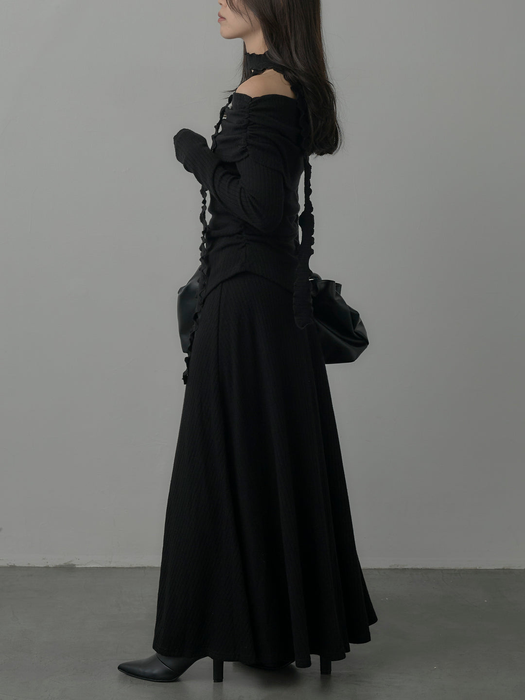 リブニットオフショルSETUP