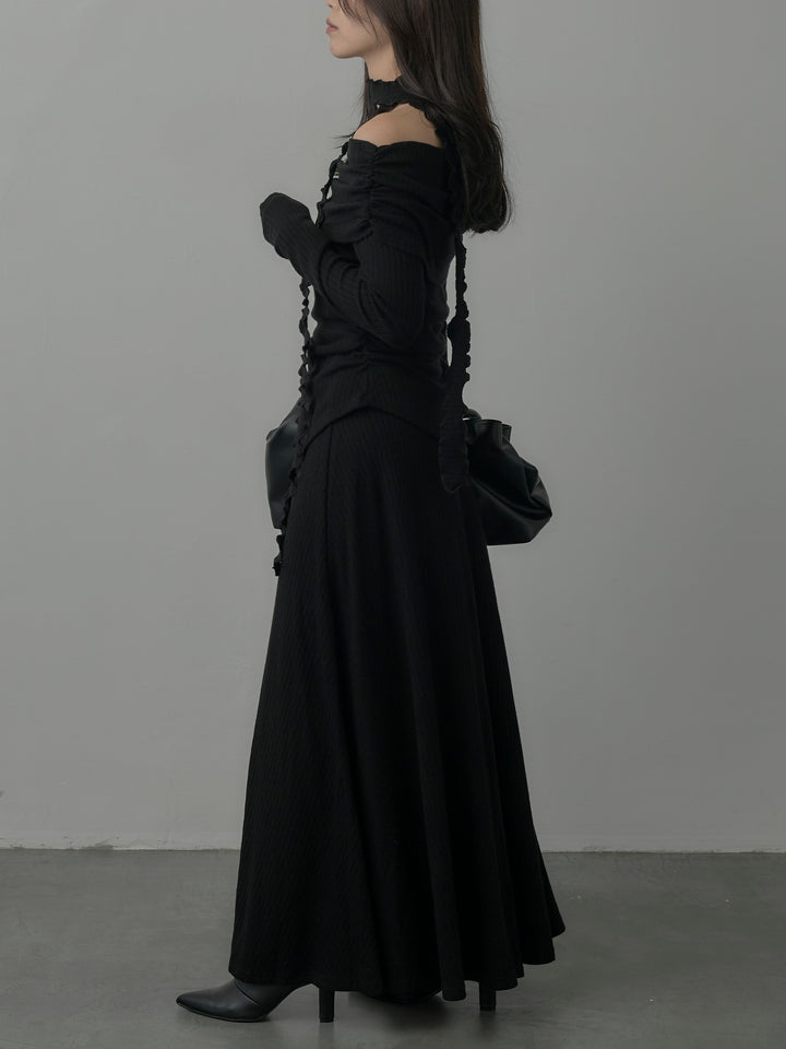 リブニットオフショルSETUP