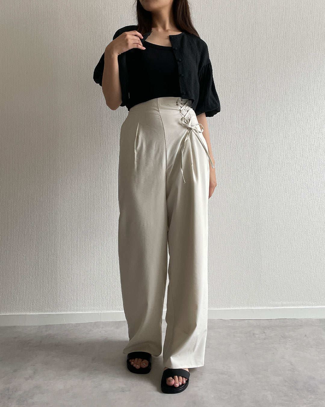 ウエストレースアップパンツ – nairo