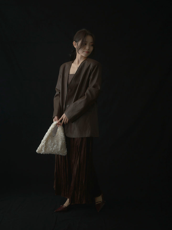 ベロアワッシャープリーツスカート