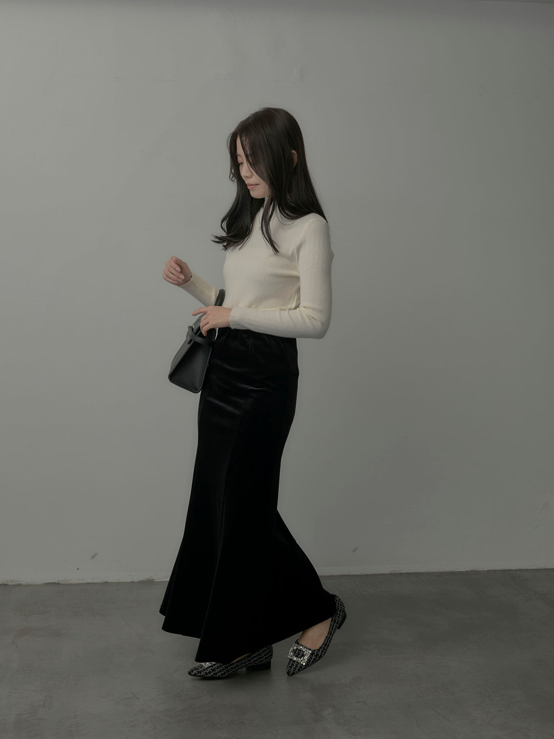 ベロアマーメイドスカート