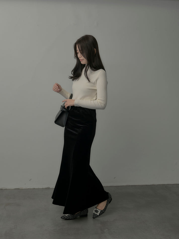 ベロアマーメイドスカート