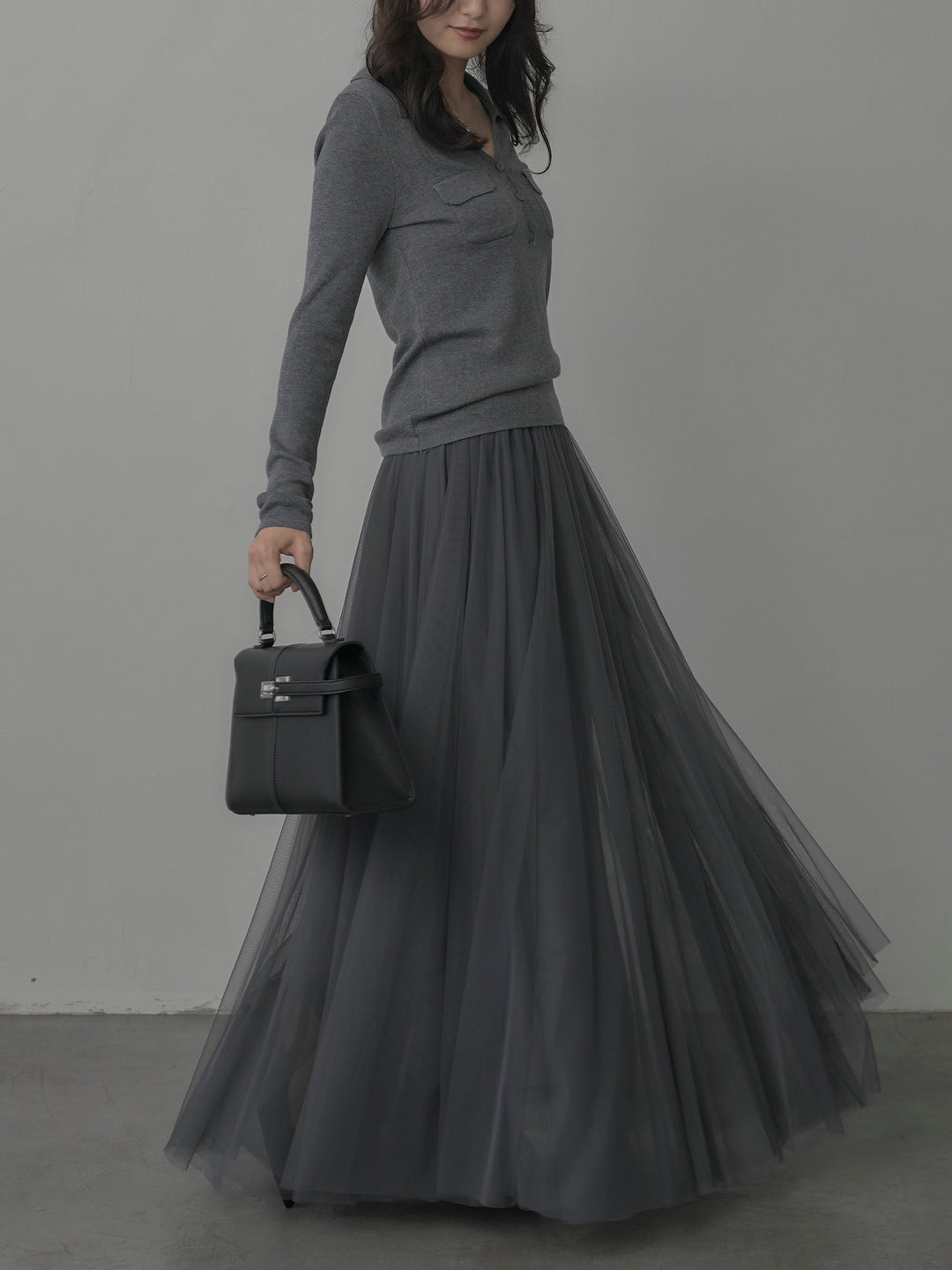 [予約]ボリュームチュールスカート【S】