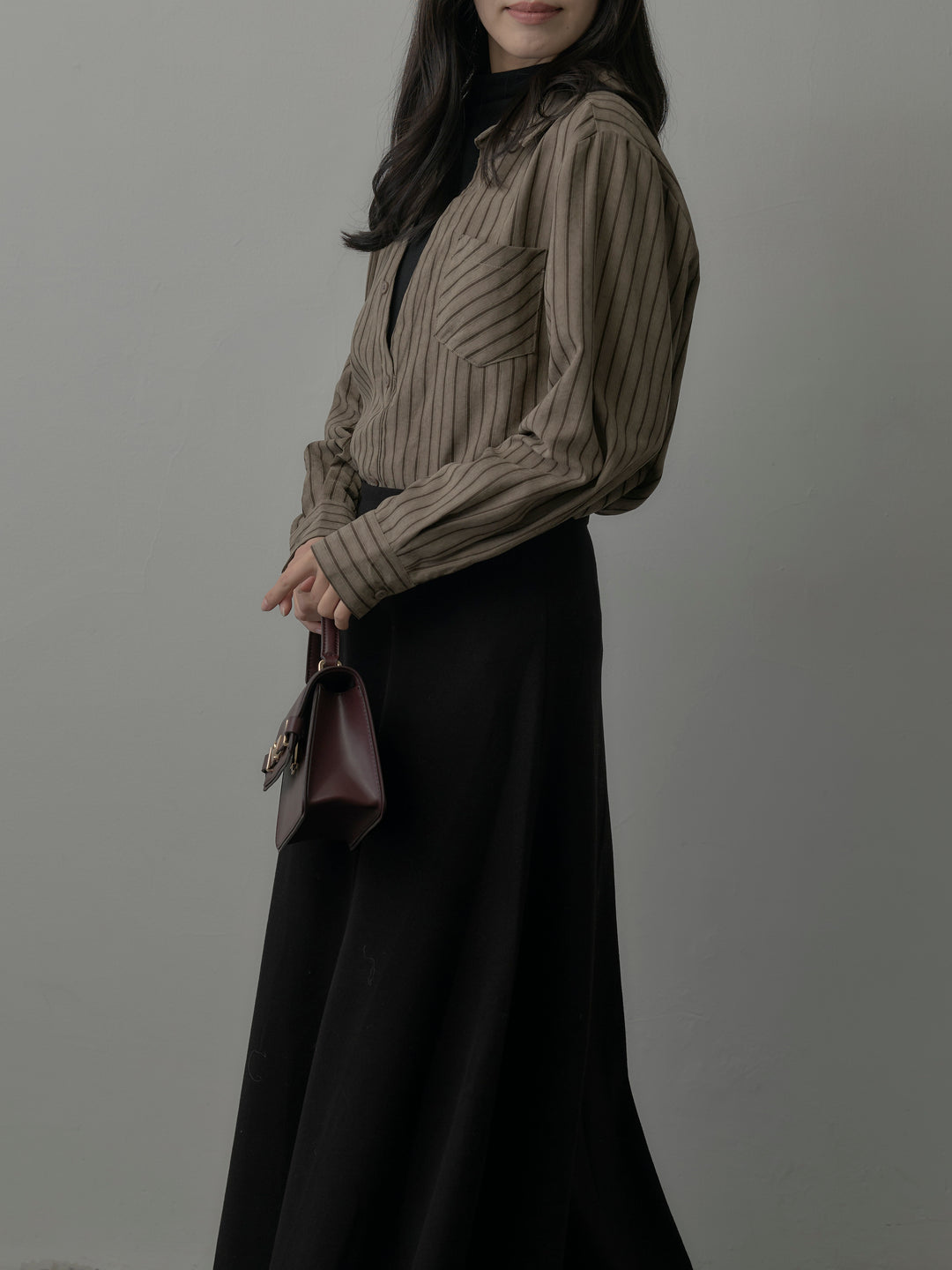 リラクシーフレアロングスカート