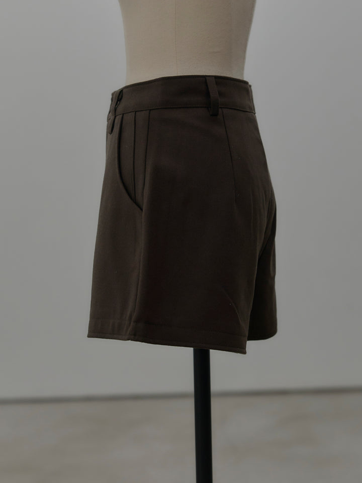 ウールタッチミニショートパンツ