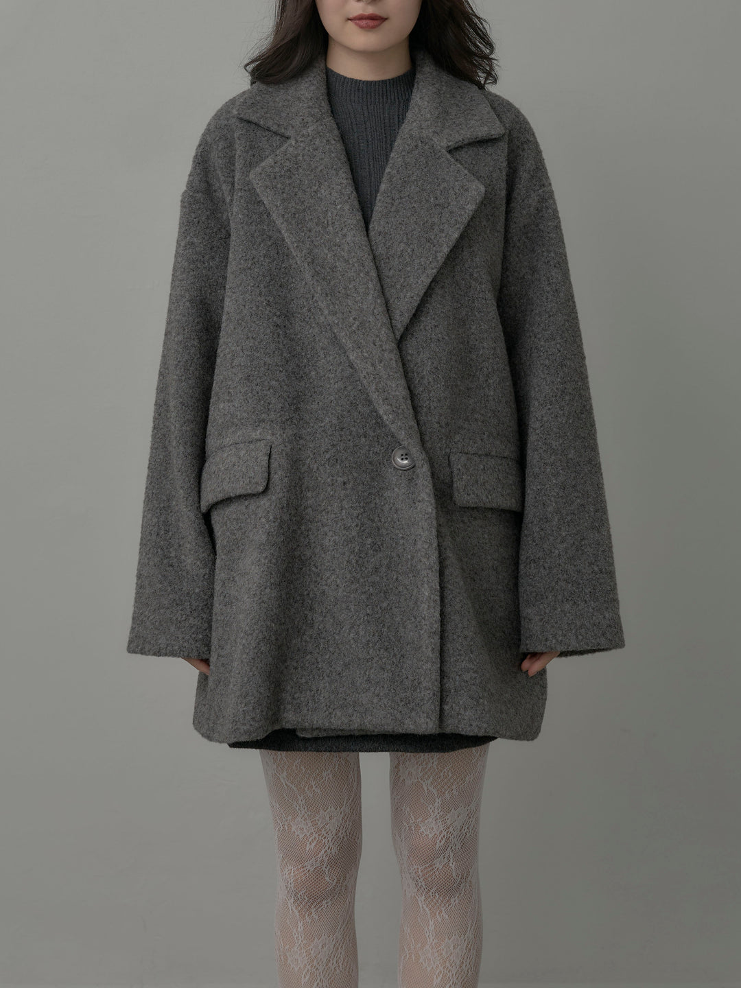 【Essential】オーバーサイズジャケットコート