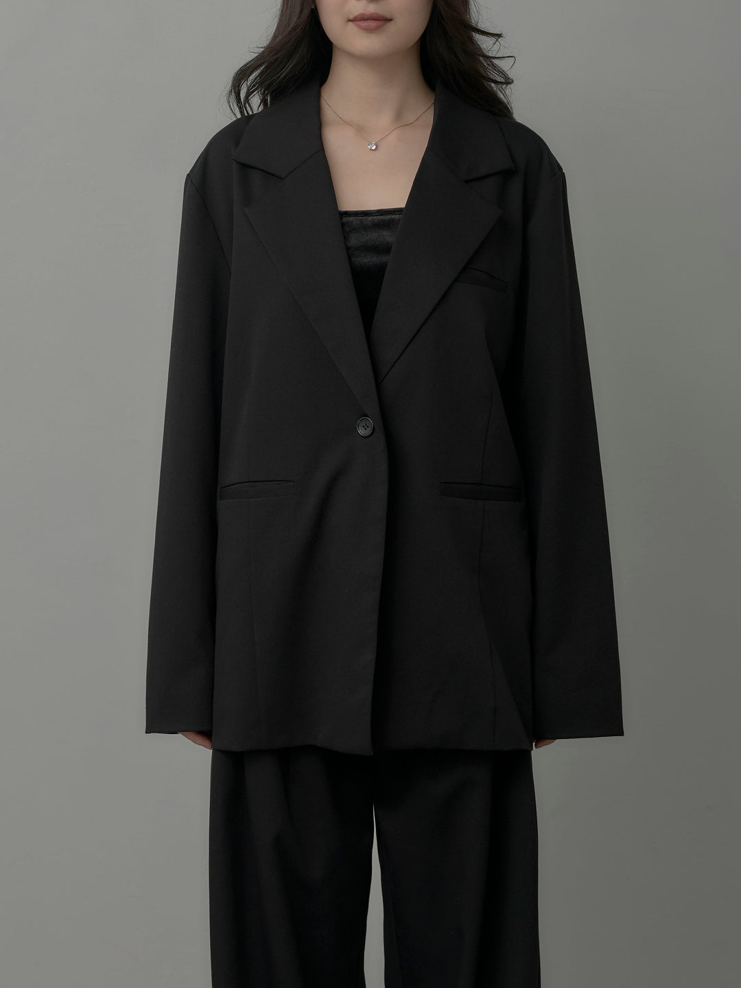 【Essential】ボックスシルエットテーラードジャケット